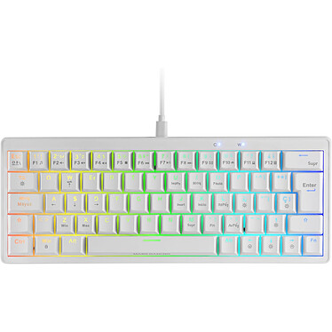 Mars Gaming MKMINIPRO Yellow Switch (Blanc)