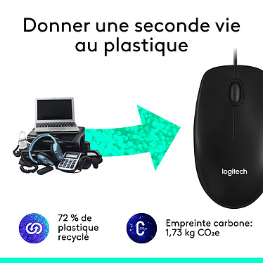 Logitech Mouse M100 (Noir) pas cher