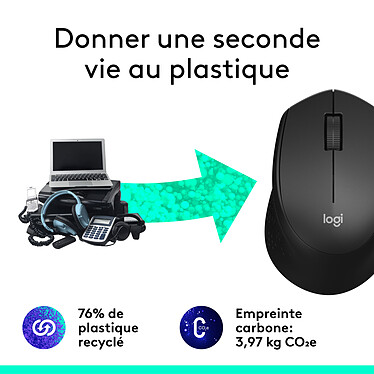 Logitech M330 Silent Plus (Noir) pas cher