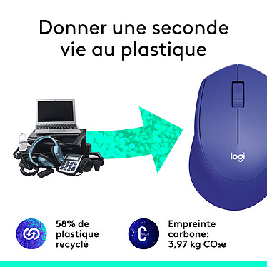 Logitech M330 Silent Plus (Bleu) pas cher