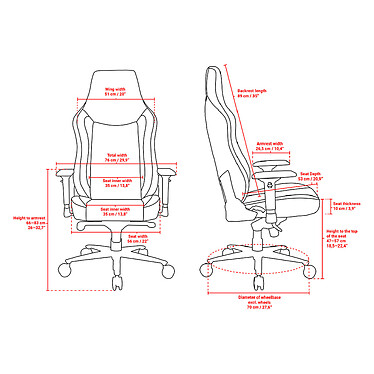 Arozzi Vernazza XL Supersoft (Pur Noir) pas cher