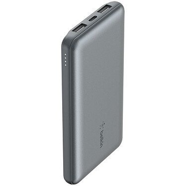 Belkin Batterie externe 10K Boost Charge avec câble USB-A vers USB-C Gris