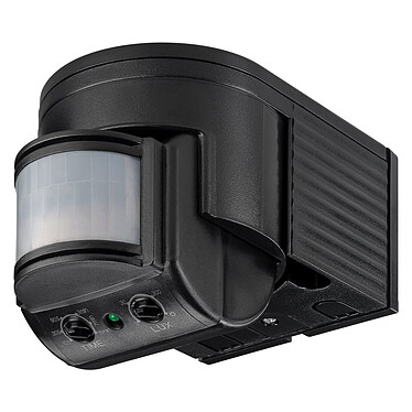 Goobay Infrared motion detector for surface wall mounting (Black) .