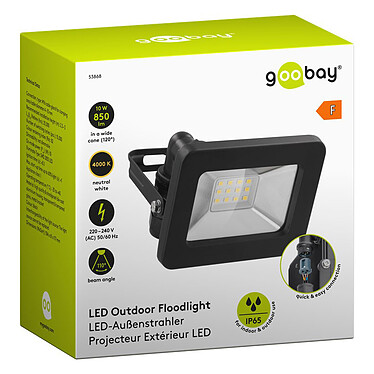 Acquista Goobay Proiettore da esterno a LED 10W (Nero).