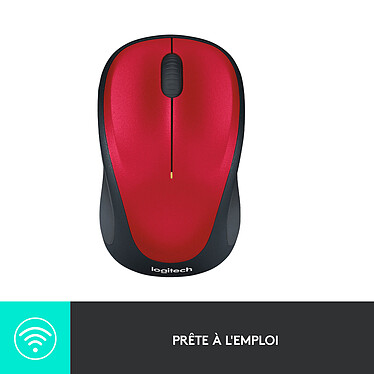 Logitech Wireless Mouse M235 (Rouge) pas cher