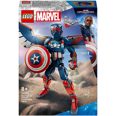 LEGO Marvel 76296 Figurine du nouveau Captain America à construire