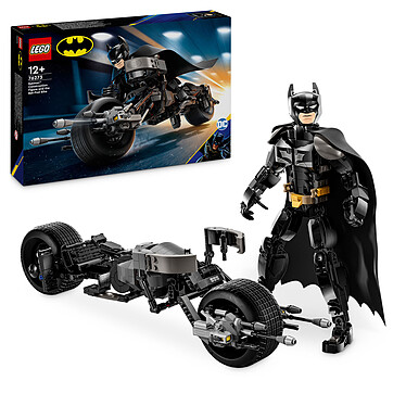 Avis LEGO DC Batman 76273 La figurine de Batman à construire et la moto Bat-Pod