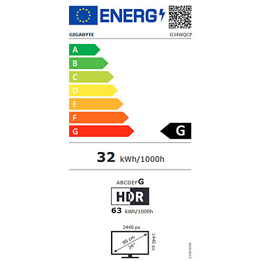 Gigabyte 34" LED - G34WQCP pas cher