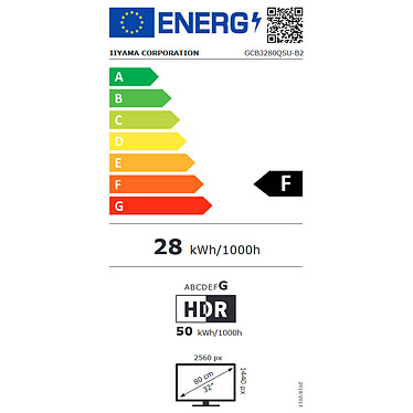 iiyama 31.5" LED - G-Master GCB3280QSU-B2 Red Eagle pas cher