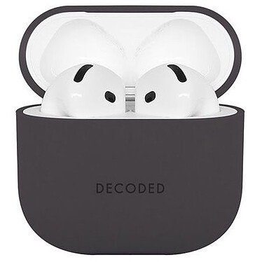 DECODED Silicone AirCase Noir AirPods 4e Gen