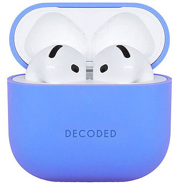 DECODED Silicone AirCase Bleu AirPods 4e Gen