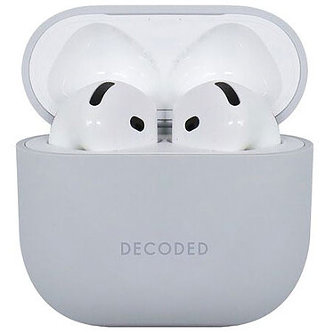 DECODED Silicone AirCase Gris AirPods 4e Gen