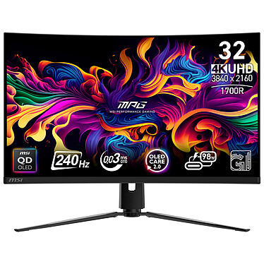 MSI LED de 31,5" - MPG 321CURX QD-OLED.