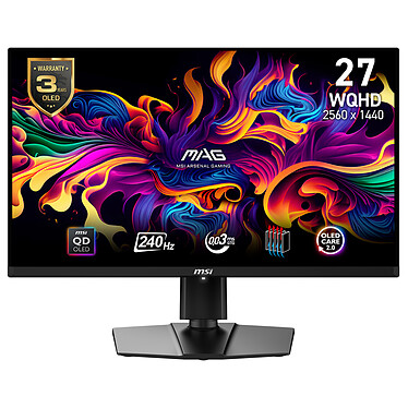 MSI 26.5" LED - MAG 271QPX QD-OLED E2.