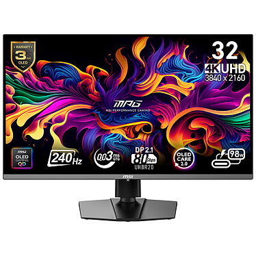 MSI 31.5" LED - MPG 322URX QD-OLED