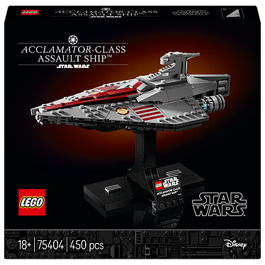 LEGO Star Wars 75404 Le transport d'assaut de classe Acclamator