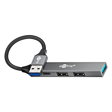 Goobay Hub Slim USB vers 4 ports USB