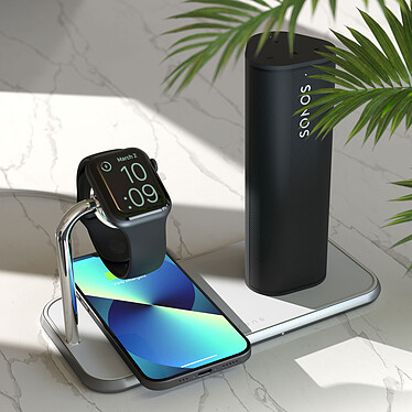 Acheter ZENS Dual+ Watch Aluminium Wireless Charger (Blanc)