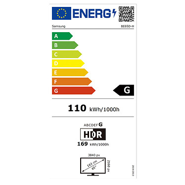 Samsung 65" LED - BE65D-H pas cher