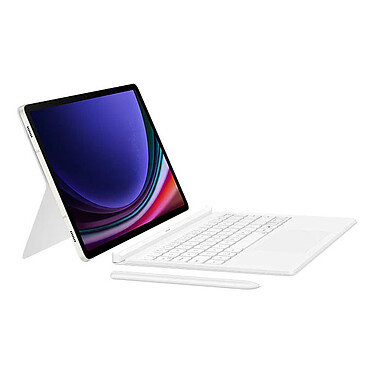 Samsung Book Cover Keyboard - touche IA EF-DX725BWEGFR Blanc pas cher