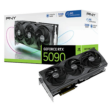 PNY GeForce RTX 5090 32GB Overclocked Triple Fan