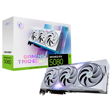 MSI GeForce RTX 5080 16G GAMING TRIO OC WHITE