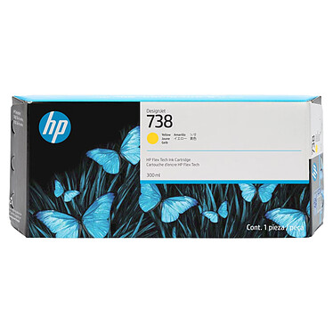 HP DesignJet 738 Jaune (676M8A)