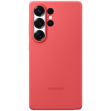 Samsung Coque Silicone Rouge Galaxy S25 Ultra