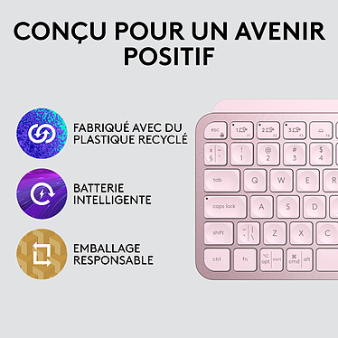 Logitech MX Keys Mini (Rose) pas cher