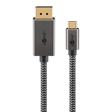 Goobay Câble Textile USB-C / DisplayPort 1,4 (M/M) - 1 m