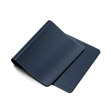 Avis SATECHI Vegan Leather Premium Desk Mat (Bleu)