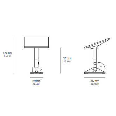 Avis Starlink Support pivotant Mini Kit