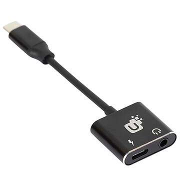 INOVU Adaptateur Audio USB-C vers Jack 3.5 mm + USB-C Power Delivery 60W