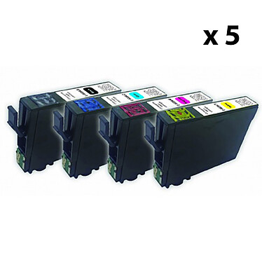 Pack de 4 Cartouches E-503XL BK/C/M/Y (x 5)