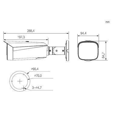 Acheter Dahua IPC-HFW3449T1-AS-PV-S5 (2.8 mm)