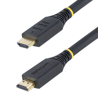 Avis StarTech.com Câble HDMI 2.0 Certifié Premium haut débit 18Gbps 4K 60Hz de 15 m