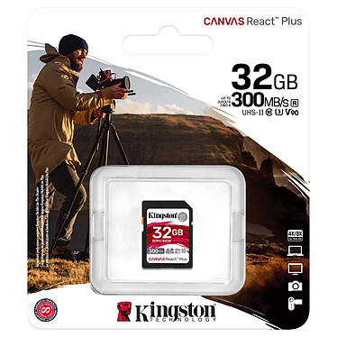 Avis Kingston SD Canvas React Plus SDR2/32GB