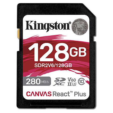 Kingston SD Canvas React Plus V60 SDR2V6/128GB