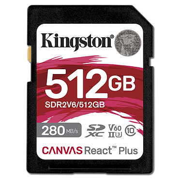 Kingston SD Canvas React Plus V60 SDR2V6/512GB