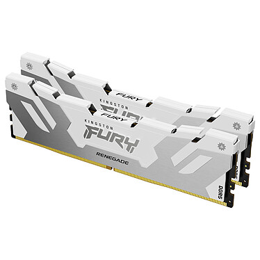 Kingston FURY Renegade 32 Go (2 x 16 Go) DDR5 6400 MHz CL32 - Blanc