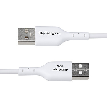 Acheter StarTech.com Câble USB-A vers USB-C 2.0 - 3A - 1 m - Blanc