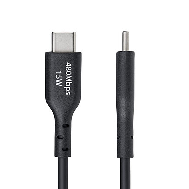 Avis StarTech.com Câble USB-A vers USB-C 2.0 - 3A - 1 m - Noir