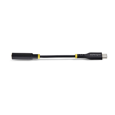 Avis StarTech.com Adaptateur USB-C vers Jack 3.5 mm (M/F) - 0.14 m - Noir