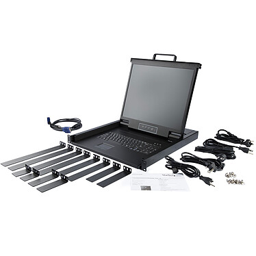 StarTech.com console rackable double rail 1U pour serveur pas cher