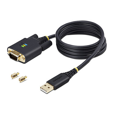 StarTech.com Câble Adaptateur USB-A 2.0 vers DB9 (Série RS232) - 1 m