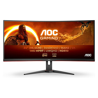 AOC 34" LED - CU34G2XE/BK
