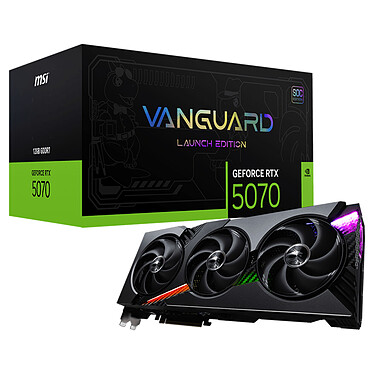 MSI GeForce RTX 5070 12G VANGUARD SOC LAUNCH EDITION