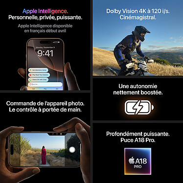 Acheter Apple iPhone 16 Pro Max 256 Go Titane Noir