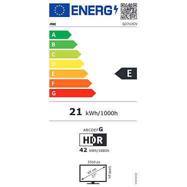 AOC 27" LED - Graphic Pro Q27U3CV pas cher