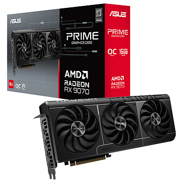 ASUS Prime Radeon RX 9070 OC Edition 16GB GDDR6 (EXCLUSIVITE WEB)